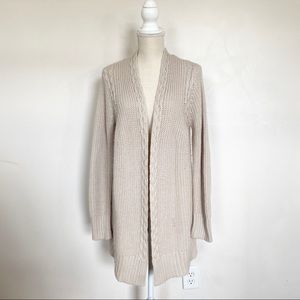 🌿Chico's Cable Knit Wool Blend Cardigan Size 1(M)